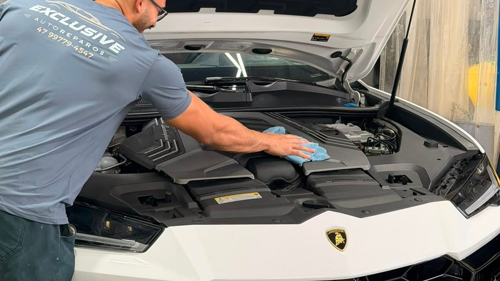 Lavação de Motor